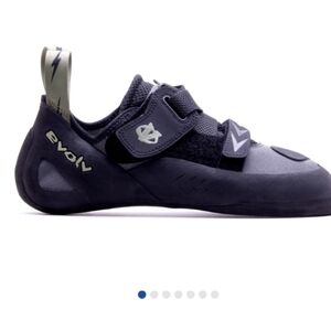 Nwt Evolv Unisex Men's 11 1/2 Or Women's 12 1/2 Black And Gray Climbing Shoes